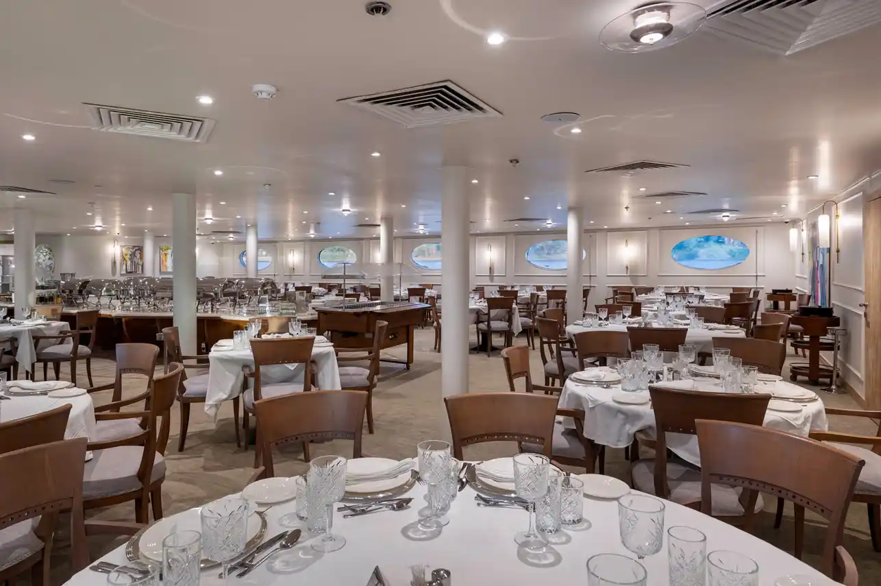 Restaurant aboard the Grand Mandarine Nile Cruise Nile cruise